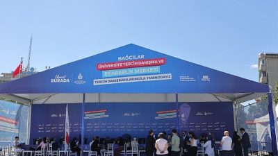 İstanbul Büyükşehir Belediyesi’nin (İBB) Yükseköğrenim Kurumları Sınavı’na (YKS) giren gençler