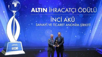 Ürünlerini 6 kıtada 80'den fazla ülkeye ulaştıran İnci Akü, Manisa'daki