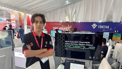 İzmir Fen Lisesi öğrencisi Barkın Özsoy, 6. Ulusal Arktik Bilimsel