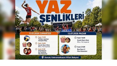 Kahramankazan Belediyesi tarafından düzenlenen Yaz Şenlikleri, 11-12 Temmuz tarihlerinde Millet