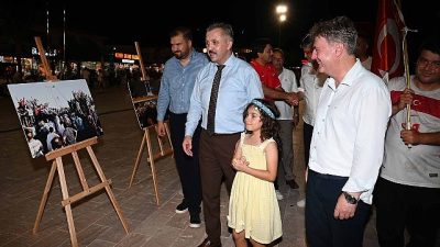 Türkiye'nin dört bir yanında olduğu gibi Kemer'de de “İrade bizim,