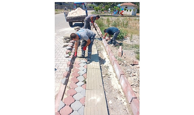 Kemer’de altyapı çalışmaları Kemer Belediyesi Fen İşleri Müdürlüğü ekipleri, Kemer genelinde altyapı çalışmaları