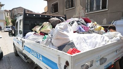 Konak Belediyesi Zabıta Müdürlüğü ekipleri, Basmane ve çevresinde kamuya ait