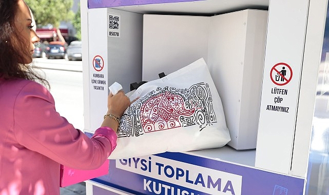 Konaklıların eski giysileri çöpe değil geri dönüşüme gidiyor Konak Belediyesi İklim Değişikliği ve Sıfır Atık Müdürlüğü, kaynağında ayrıştırma