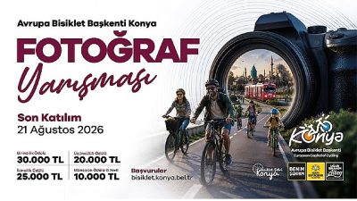Konya Büyükşehir Belediyesi, 2026 Avrupa Bisiklet Başkenti Konya’da ödüllü fotoğraf