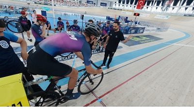 Türkiye Bisiklet Federasyonu tarafından Konya Olimpik Velodromu'nda düzenlenen Pist Bisikleti