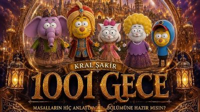 Ünü Türkiye sınırları aşan sevilen animasyon kahramanı Kral Şakir, yeni