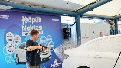 Küçükçekmece Belediyesi, araç sahiplerinin araç temizliğini ekonomik, hızlı ve kolay