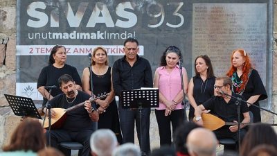 Sivas Madımak Katliamı'nın 33. yıl dönümünde yakılarak katledilen 35 can,
