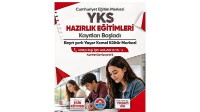 Maltepe Belediyesi Cumhuriyet Eğitim Merkezi’nde Yükseköğretim Kurumları Sınavı (YKS) hazırlık