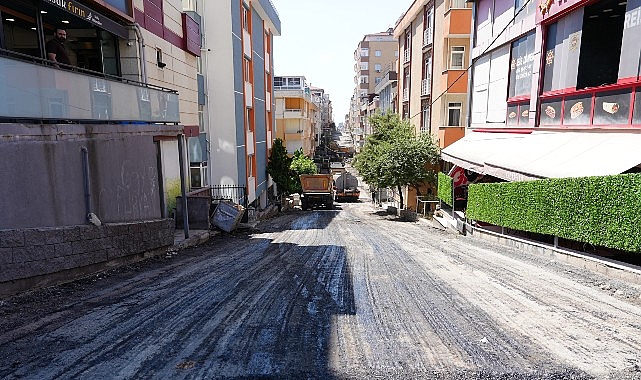 Maltepe Belediyesi, ilçenin farklı noktalarında sürdürdüğü yol yenileme çalışmalarına Fındıklı