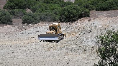 Manisa Büyükşehir Belediyesi tarafından Köprübaşı ilçesi Çavullar Mahallesi’nde yapımı sürdürülen