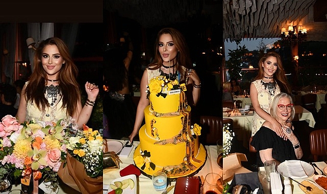 Melisa Özmen, özel doğum gününü Boaz Rooftop'ta, Kuruçeşme'de boğaz manzarası