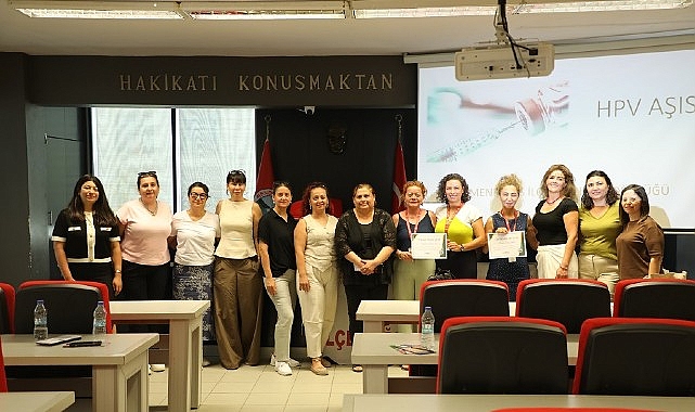 Menderes Belediyesi’nde Kadın Sağlığı Eğitimi Menderes Belediyesi, kadın çalışanlara Menderes İlçe Sağlık Müdürlüğü ile birlikte