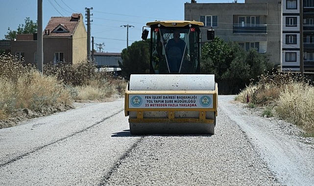 Muradiye ve Karaali’de Asfalt Çalışmaları Hız Kesmeden Sürüyor Manisa Büyükşehir Belediyesi, Yunusemre ilçesi Muradiye ve Karaali Mahallelerinde MASKİ