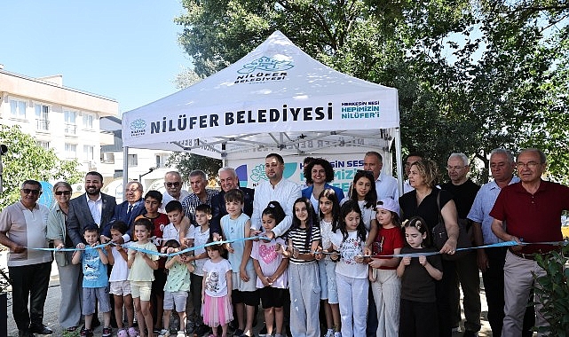 Nilüfer’de Çalı Mehmetçik Parkı açıldı Nilüfer Belediyesi, Çalı Mahallesi’nde 3 bin 424 metrekare alan üzerine