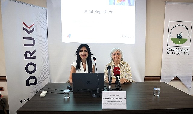 Osmangazi Belediyesi’nin Dünya Hepatit Günü kapsamında düzenlediği eğitimde, Temizlik İşleri