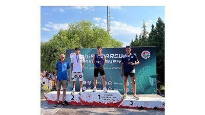 Osmangazi Belediyespor Atletizm Takımı sporcuları, Eskişehir’de düzenlenen U16 Türkiye Atletizm
