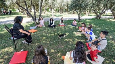 Osmangazi Belediyesi, çocuklarda kitap okuma alışkanlığını güçlendirmek ve onları doğayla