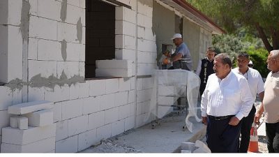 Milas Belediye Başkanı Fevzi Topuz, Güllük Mahallesi’nde belediye ekipleri tarafından