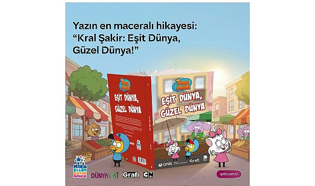 QNB Türkiye ve Kral Şakir’den Çocuklara Karne Hediyesi QNB Türkiye, uzun yıllardır sürdürdüğü karne geleneği kapsamında bu yıl