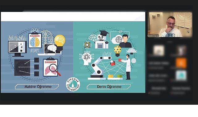 Sağlıkta yapay zeka devrimi gerçekleşiyor! Üsküdar Üniversitesi tarafından düzenlenen “Toplum İçin Bilim Eğitim Seminerleri” kapsamında,