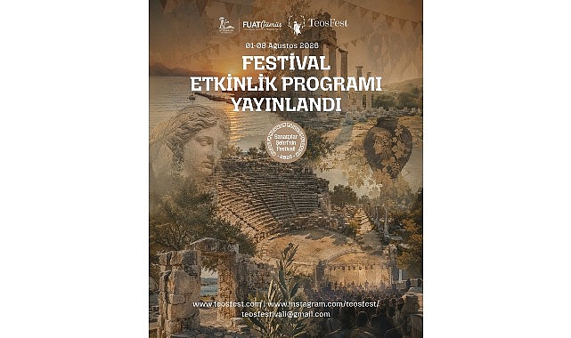 TeosFest, 1-8 Ağustos tarihleri arasında Seferihisar'ı sekiz gün boyunca açık