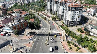 Kocaeli Büyükşehir Belediyesi, İzmit’in önemli ulaşım akslarından biri olan Gazanfer