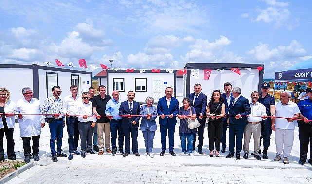 Saray Belediyesi'nin Edirköy Yolu Eski Panayır Mevkii'nde inşa ettiği Hayvan