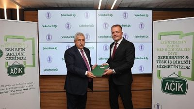 Şekerbank “Kapımız Esnafa Açık” platformu kapsamında, Türkiye Esnaf ve Sanatkârları