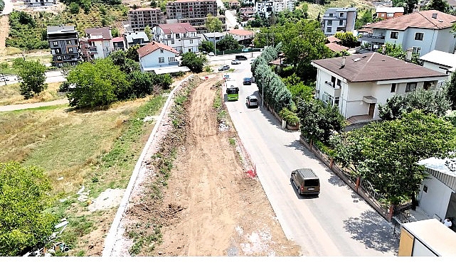 Selahattin Eyyubi Caddesi’nde 2. etapta sona doğru Kocaeli Büyükşehir Belediyesi, Başiskele’de D-130 Karayolu’na alternatif ulaşım güzergâhı oluşturacak
