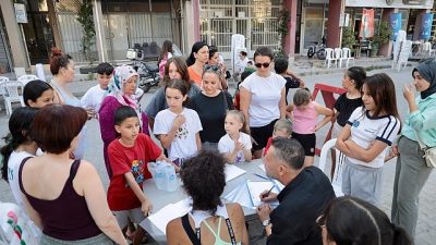 Mahalle kültürünü canlandırmak ve çocukları sporla buluşturmak amacıyla Karşıyaka Belediyesi tarafından