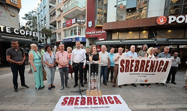 Srebrenitsa’da katledilen canlar Konak’ta anıldı Konak Belediyesi’nin Konak Kent Konseyi ve Gültepe Makedonya Göçmenleri Kültür