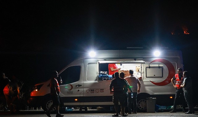 Türk Kızılay, Orman Yangınlarında 26 Noktada Sahada Türk Kızılay, Türkiye Afet Müdahale Planı kapsamında afetlerde ana beslenme