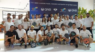 Türkiye Tenis Federasyonu ve QNB Türkiye, Türkiye’de hızla gelişen padel sporunun