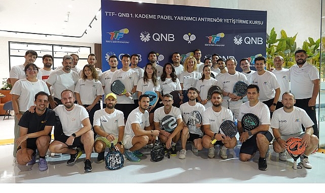 Türkiye Tenis Federasyonu ve QNB Türkiye, Padelin Geleceği İçin Antrenör Altyapısını Güçlendiriyor Türkiye Tenis Federasyonu ve QNB Türkiye, Türkiye’de hızla gelişen padel sporunun