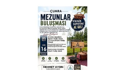 Çumra Belediyesi, ilçede mezunları ve eğitimcileri yıllar sonra aynı çatı