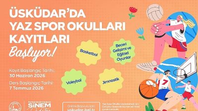 Üsküdar Belediyesi, çocukların yaz tatilini sporla, hareketle ve eğlenceyle değerlendirmelerini