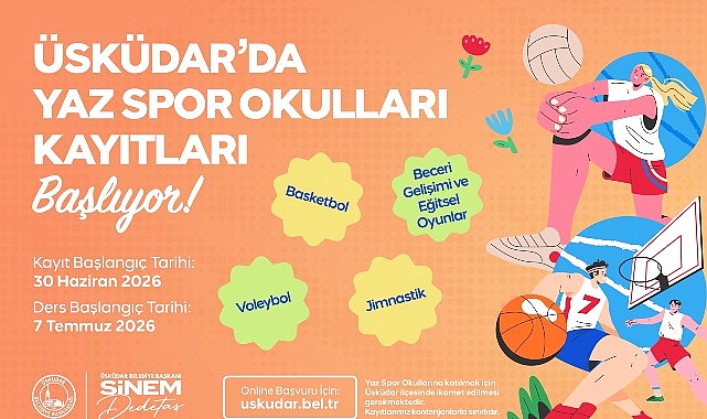 Üsküdar’da Yazın Ritmini Spor Belirleyecek Üsküdar Belediyesi, çocukların yaz tatilini sporla, hareketle ve eğlenceyle değerlendirmelerini