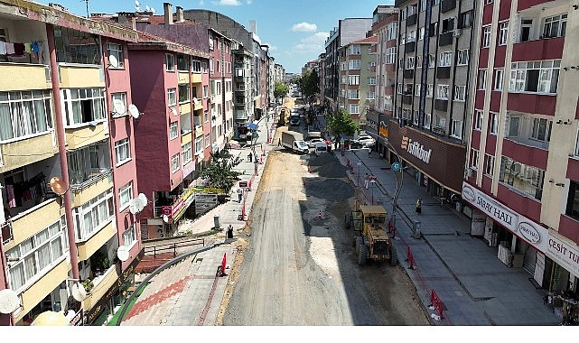 25 milyon TL’lik proje hızla ilerliyor Kocaeli Büyükşehir Belediyesi, Gebze’nin yoğun kullanılan ulaşım güzergâhlarından Şehit Numan
