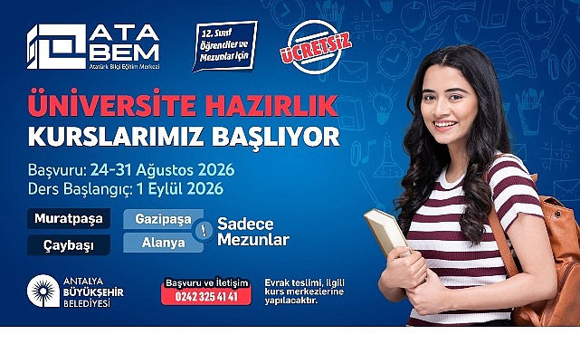 Antalya Büyükşehir Belediyesi, eğitim hayatında öğrencilerin yanında olmaya devam ediyor.