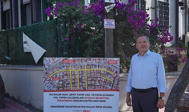 Ayvalık Belediyesi, kentin mahallelerinde ulaşım konforunu artırmak ve altyapı sonrası
