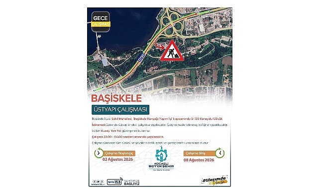 Kocaeli Büyükşehir Belediyesi, “Başiskele Kavşağı Yapım İşi” kapsamında önemli bir