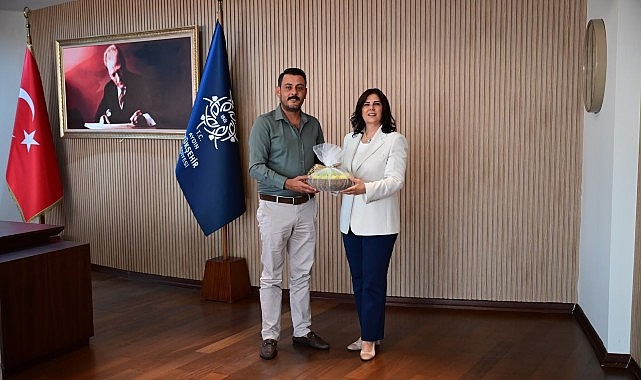 Başkan Çerçioğlu’na Germencik Ziraat Odası’ndan Ziyaret Aydın Büyükşehir Belediye Başkanı Özlem Çerçioğlu’na; Germencik Ziraat Odası Başkanı