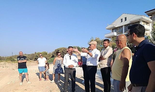 Datça Çomarlık Mevkii’nde yıllardır süren altyapı sıkıntısı, Muğla Büyükşehir Belediyesi