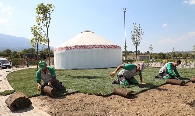 Dostum Kamp Alanında Çalışmalar Sürüyor İnegöl Belediyesi’nin Yeniceköy’de bulunan Doğa Sporları ve Turizm Merkezi (DOSTUM)