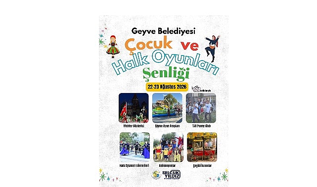 Geyve Belediyesi’nden 22-23 Ağustos’ta İki Günlük Şenlik
