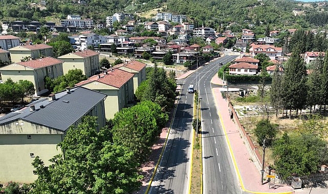 Kocaeli Büyükşehir Belediyesi, Gölcük ilçesi Örcün Mahallesi’nde ulaşım konforunu artırmaya