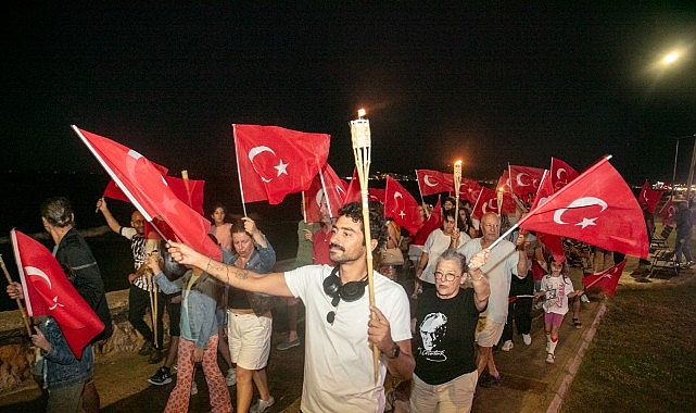 Güzelbahçe’de 30 Ağustos Coşkusu 30 Ağustos Zafer Bayramı’nın 104’üncü yıl dönümü Güzelbahçe’de büyük bir