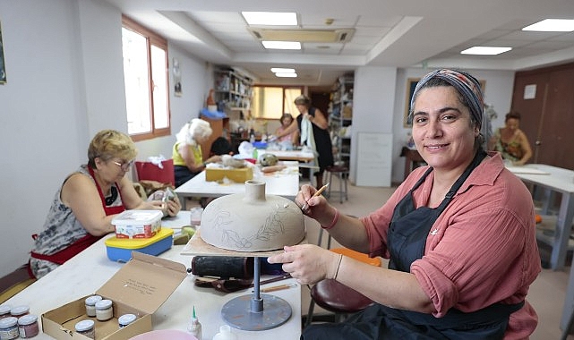 Güzelyalı’da 7’den 77’ye sanat var Konak’ta sanatın her yaşta, herkes için ulaşılabilir olduğunun en güzel